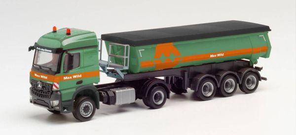 HER312325 - MERCEDES BENZ Arocs 4x2 avec benne 3 essieux MAX WILD - 1