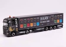 HER312509 - SCANIA CS20 4x2 avec remorque frigo 28 BLACK ENERGY DRINK - 1