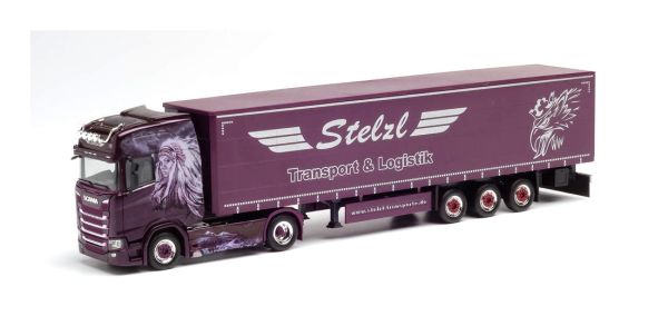 HER312653 - SCANIA CS20 HD 4x2 avec remorque 3 Essieux STELZL - 1