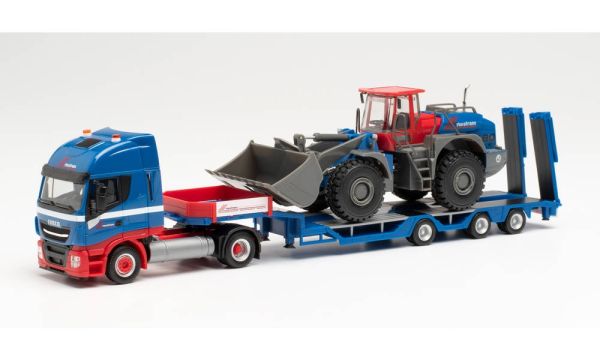 HER312851 - IVECO Stralis NP 4x2 avec porte engins 3 Essieux et chargeuse LIEBHERR L580 RIWATRANS - 1