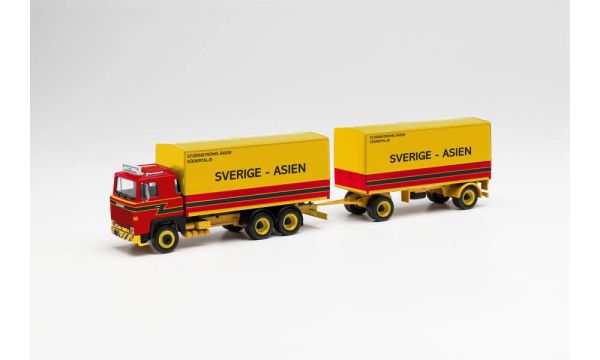 HER313902 - SCANIA 141 porteur 6x4 avec remorque 2 essieux SVERIGE ASIEN - 1