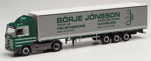 HER314039 - SCANIA 143 SL 4x2 avec remorque bâchée 3 essieux BÖRJE JÖNSSON - 1