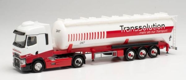 HER314077 - RENAULT T 4x2 avec remorque silo 3 Essieux TRANSSOLUTION - 1