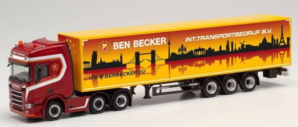 HER314091 - SCANIA CR 20 HD 6x2 avec remorque 3 essieux BEN BECKER - 1