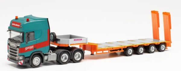 HER314220 - SCANIA CR 20 6x4 avec porte engins 4 Essieux GRUBER - 1