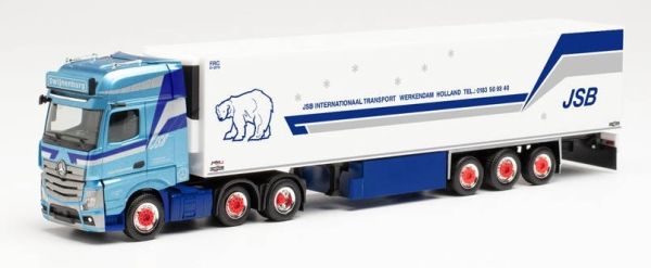 HER314312 - MERCEDES Actros G. 6x2 avec remorque frigo 3 essieux JSB Transport - 1