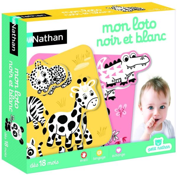 NAT31436 - Mon loto en noir et blanc - 1