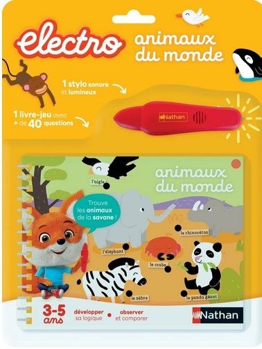 NAT31543 - Électro sous blister – Les animaux du monde - 1