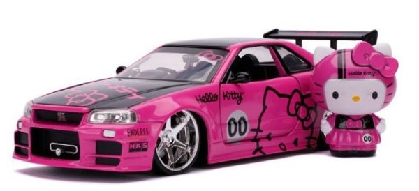 JAD31613 - NISSAN Skyline GT-R 2002 avec figurine Hello Kitty - 1