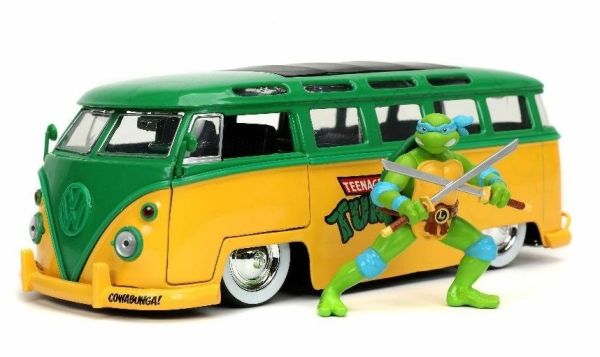 JAD31786 - VOLKSWAGEN Bus TORTUES NINJA avec figurine Leonardo - 1