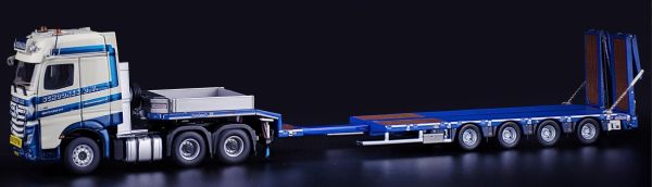 IMC32-0073 - MERCEDES Actros BigSpace 6x4 avec porte engins 34 Essieux SCHOONES - 1