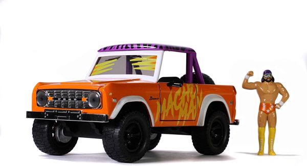 JAD32046 - FORD Bronco 1973 avec figurine Macho Man - 1