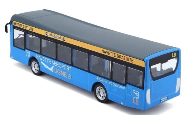 BUR32103BL - Navette d’aéroport Bleue - 1