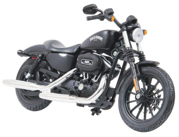 Miniature HARLEY DAVIDSON Sportster Iron 883 2014 Noire MAISTO MST32326 Collect World