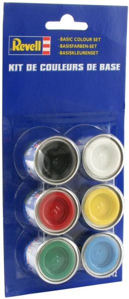REV32342 - 6 pots de peinture Email 14 ml Couleurs de base - 1