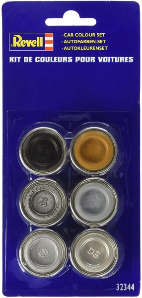 REV32344 - 6 pots de peinture Email 14 ml Couleurs autos - 1