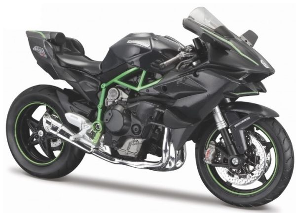 MST32708 - KAWASAKI H2 R Ninja Noire et verte - 1