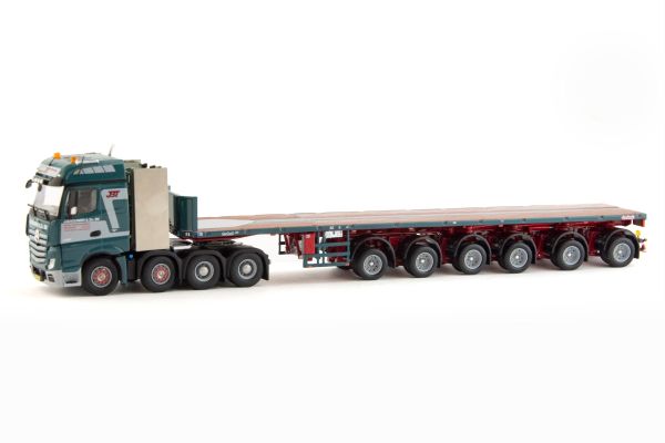 IMC33-0105 - MERCEDES Actros Bigspace 8x4 avec plateau Nooteboom 6 essieux J.BROUWER - 1