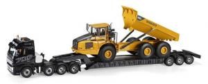 MOT110373 - VOLVO FH16 700 avec porte-engins et Tombereau VOLVO A40Efs - Série Limitée - 1