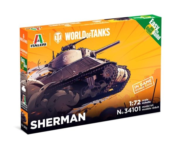 ITA34101 - Facile à construire – Char Sherman World of Tanks - 1