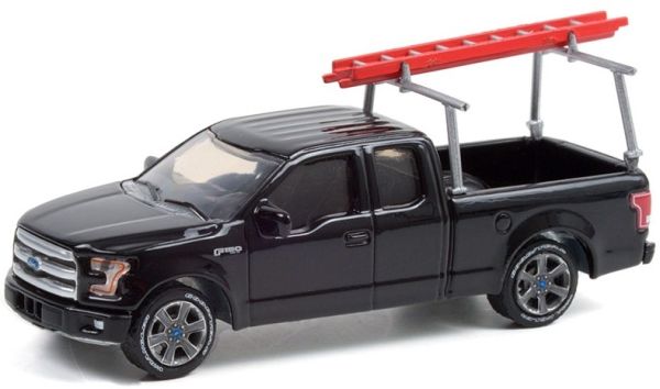 GREEN35200F - FORD F-150 2017 avec porte échelle BLUE COLLAR COLLECTION sous blister - 1