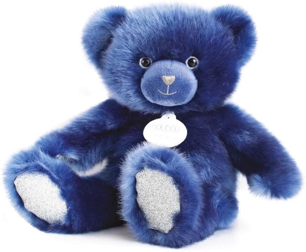 DC3566 - Peluche Ours Bleu nuit 30 cm - 1