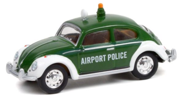 GREEN36030-D - VOLKSWAGEN Beetle classique Airport Police sous blister - 1