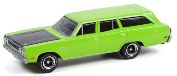 GREEN36040-C - PLYMOUTH Satellite 1970 vert ESTATE WAGONS sous blister - 1