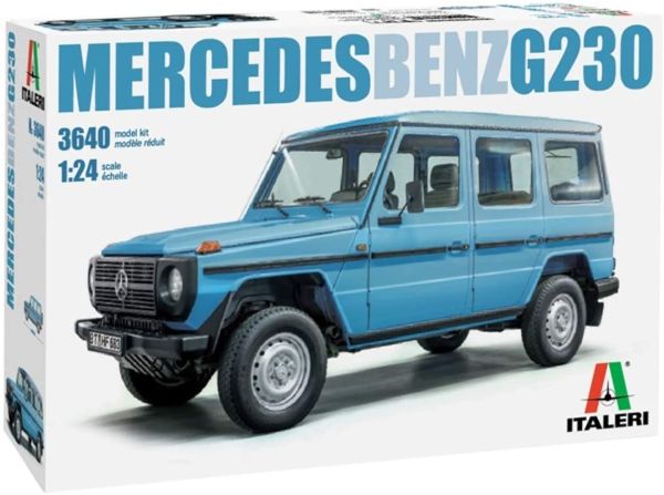 ITA3640 - MERCEDES G230 bleu à assembler et à peindre - 1