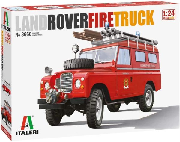 ITA3660 - LAND ROVER Pompiers à assembler et à peindre - 1