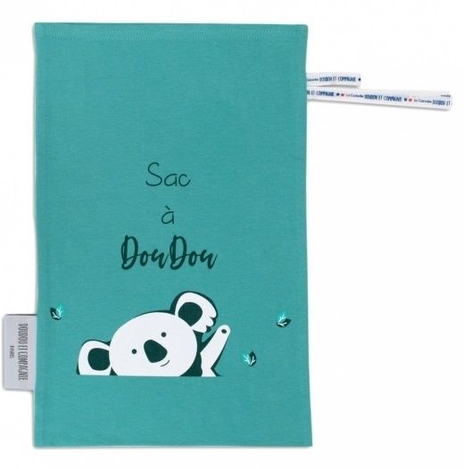 DC3767-2 - MON SAC A DOUDOU en coton - fun Bleu - 1