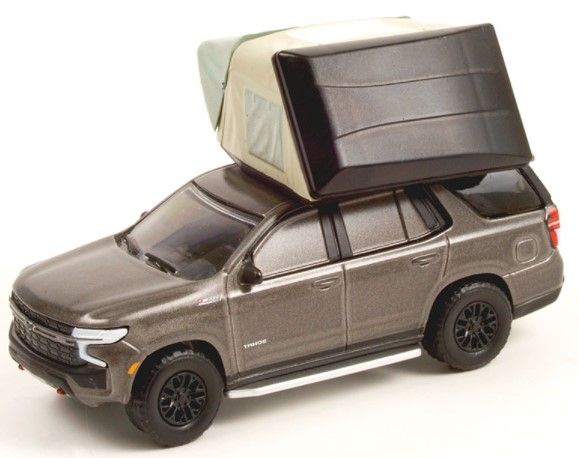 GREEN38010-E - CHEVROLET Tahoe Z71 2021 THE GREAT OUTDOORS sous blister - 1