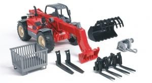 BRU2126 - Maniscopique MANITOU MLT633 avec Accessoires.1/16 - 1