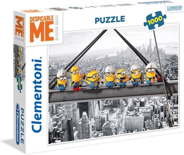 CLE39370 - Puzzle 1000 Pièces Les MINIONS – 69x50 cm - 1