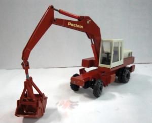GES90P - Pelle sur pneus POCLAIN 90P avec Bec Preneur - 1