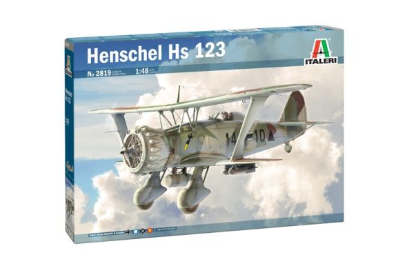 ITA2819 - Avion  Henschel Hs 123 à assembler et à peindre - 1