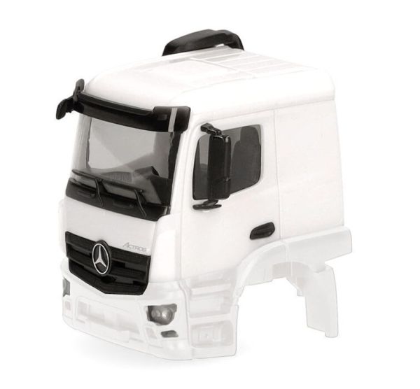 HER086257 - MERCEDES BENZ Actros Classicspace cabine blanc - 2 pièces à assembler - 1