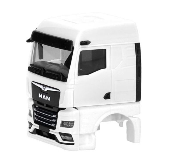 HER086370 - MAN TGX GM Cabine avec caméra de rétroviseur blanc - 2 pièces à assembler - 1