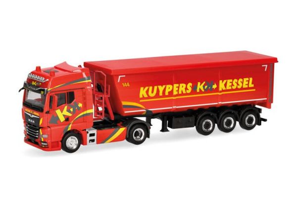 HER319065 - MAN TGX GX 4x2 avec benne 3 essieux KUYPERS - 1