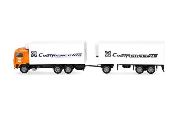 HER321167 - VOLVO F10 6x4 avec caisse et remorque 1+2 essieux SOVTRANSAVTO - 1