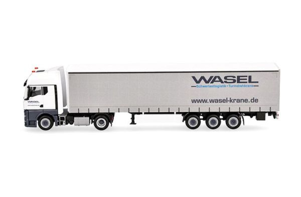 HER321235 - MAN TGX GX 4x2 avec remorque à rideaux 3 essieux WASEL - 1