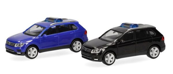 HER013109-003 - VOLKSWAGEN Tiguan avec rampe de signalisation bleu et noir - 2 pièces à assembler - 1