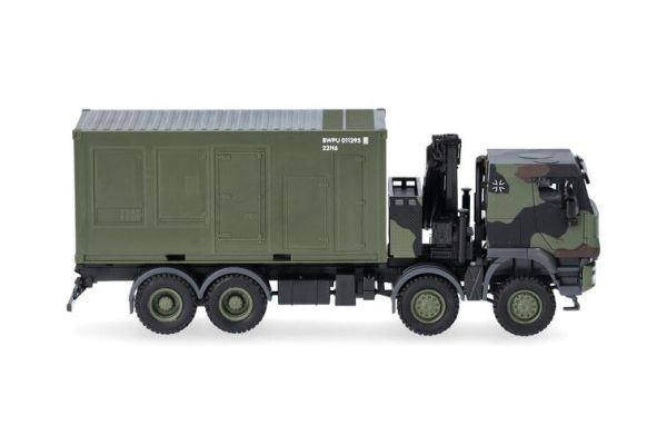 HER747288-002 - IVECO Trakker 8x8 avec container 20 pieds et grue Bundeswehr - 1