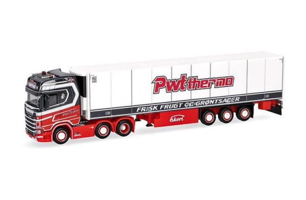HER960724 - SCANIA CS 20 HD 6x2 avec remorque frigo 3 essieux PWT - PETER WOUTERS - 1