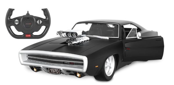 JAM402117 - DODGE Charger R/T 1970 Noir Radiocommandée - 1