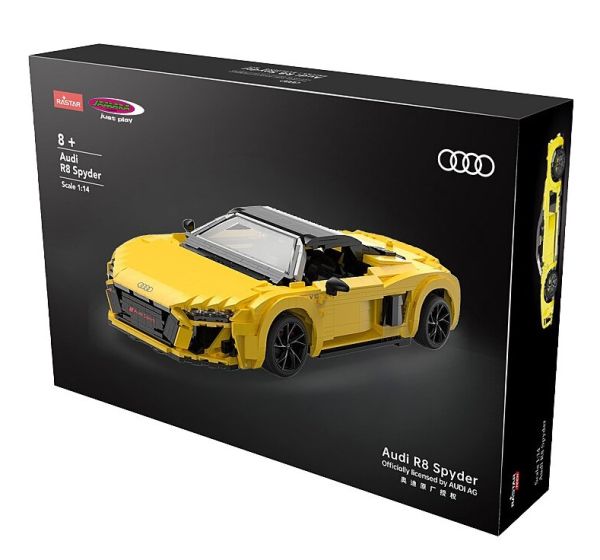 Miniature AUDI R8 Spyder jaune à assembler JAMARA JAM402836