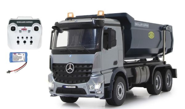 MERCEDES Arocs benne gris Radiocommandé