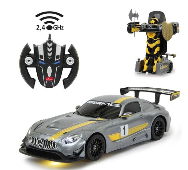 JAM410028 - MERCEDES-AMG GT3 grise – Transformable - Radiocommandé - 1