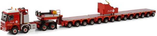 WSI410284 - MERCEDES-BENZ Actros 8x8 avec Ballast et remorque 14 Essieux ALE - 1