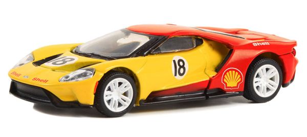 GREEN41125-E - FORD GT 2019 #18 de la série SHELL OIL Spécial Edition sous blister - 1